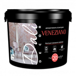 Штукатурка декор "Veneziano"  15 кг до 70 кв м  белый перламутр DALI (в)
